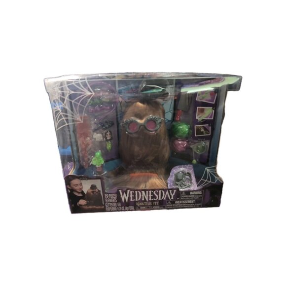 WEDNESDAY Cousin IGNATIUS ITT Styling Head The Addams Family 19 Pieces 2024 NEW - Picture 1 of 2